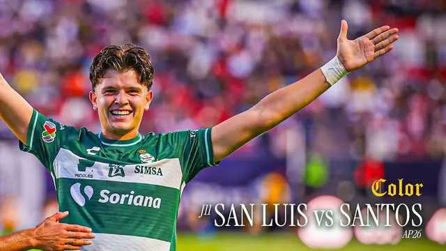 Doblete de Tahiel Jimenez - Color J11 San Luis 1-2 Club Santos AP26
