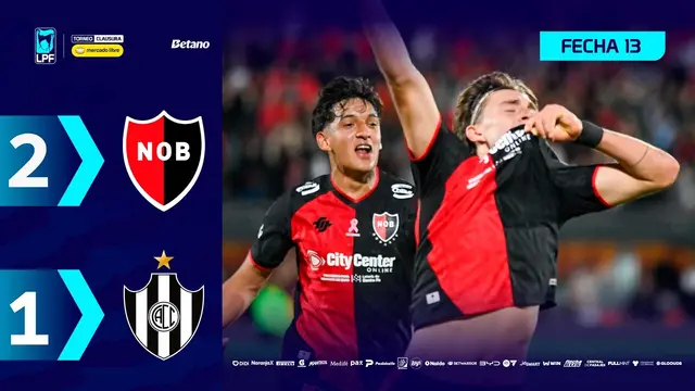 NEWELL'S 2 - 1 CENTRAL CÓRDOBA | Resumen del partido | #TorneoMercadoLibre Clausura 2026 🏆