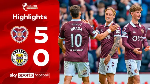 Five-star Hearts thrash St Mirren | Hearts 5-0 St Mirren | SPFL Highlights