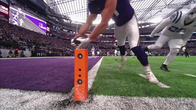 T.J. HOCKENSON BREAKS THE PYLON