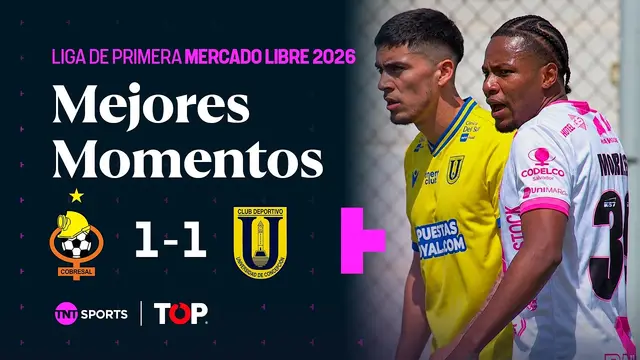 Compacto TOP | 🟠⚪ Cobresal 1 - 1 🟡🔵 UdeC | Liga de Primera Mercado Libre 2026 - Fecha 24