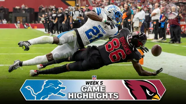 Detroit Lions vs. Arizona Cardinals Game Highlights | NFL 2026 Week 5