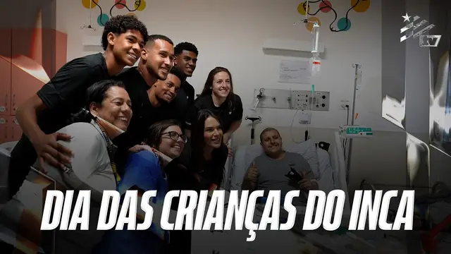 ATLETAS REPRESENTAM O BOTAFOGO NA VISITA DO DIA DAS CRIANÇAS NO INCA