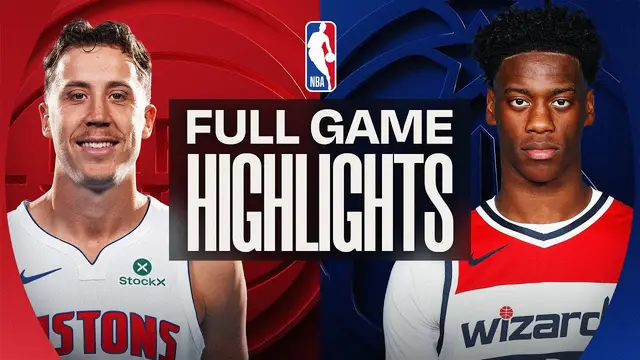 PISTONS at WIZARDS | NBA PRESEASON FULL GAME HIGHLIGHTS | October 10, 2026