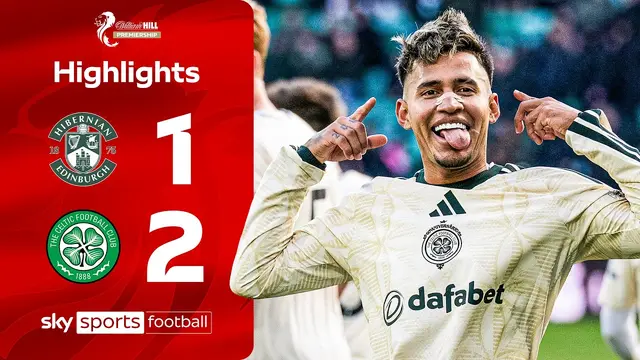Durán restores Hoops' four-point lead! 🔝 | Hibernian 1-2 Celtic | Scottish Premiership Highlights