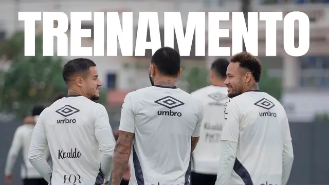 SANTOS FC CONTINUA COM PREPARAÇÃO PARA O PRÓXIMO CONFRONTO