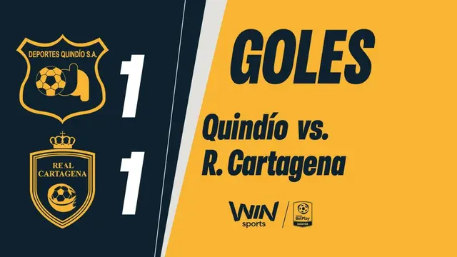 Quindío vs. Real Cartagena  (goles) | Torneo BetPlay Dimayor 2026-2 | Fecha 13