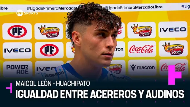 Maicol León y el empate ante Audax Italiano - Liga de Primera Mercado Libre 2026