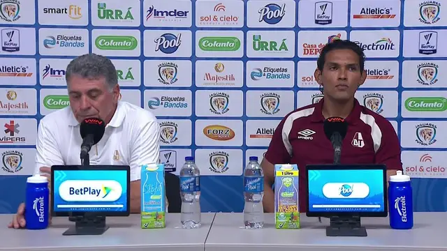 Rueda de prensa de Tolima tras su partido con Jaguares