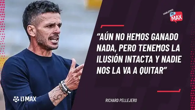 "AÚN NO HEMOS GANADO NADA, PERO NADIE NOS QUITARÁ LA ILUSIÓN" - Richard Pellejero
