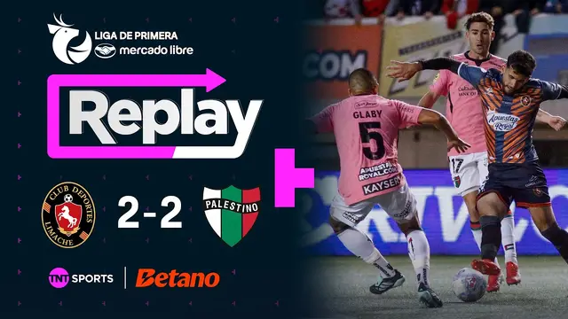 TNT Sports Replay | Deportes Limache 2 - 2 Palestino | Fecha 24