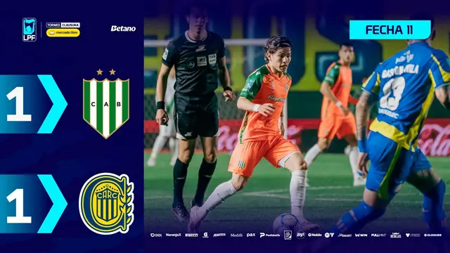 BANFIELD 1 - 1 ROSARIO CENTRAL | Resumen del partido | #TorneoMercadoLibre Clausura 2026 🏆