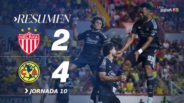 NECAXA 2-4 AMÉRICA J10 AP26 | El América remontó una noche llena de goles en Aguascalientes