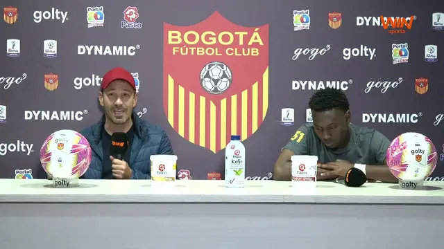 Rueda de prensa de Bogotá tras su partido con Real Santander