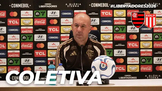 LEONARDO JARDIM | COLETIVA PÓS-JOGO | FLAMENGO 0 (2) X (3) 0 ESTUDIANTES | LIBERTADORES (22/10/2026)