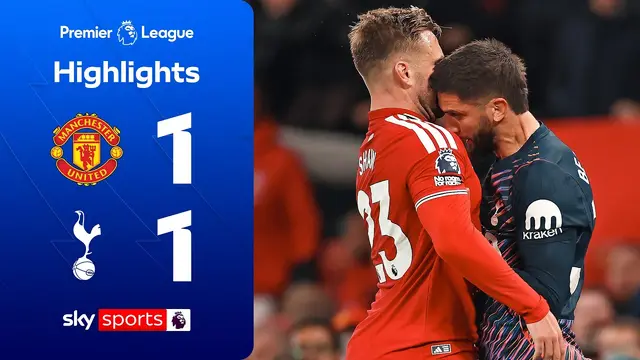 Spurs snatch LATE point in fiery Old Trafford clash | Man Utd 1-1 Spurs | Premier League Highlights