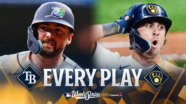 EVERY PLAY from Rays vs. Brewers World Series Game 2