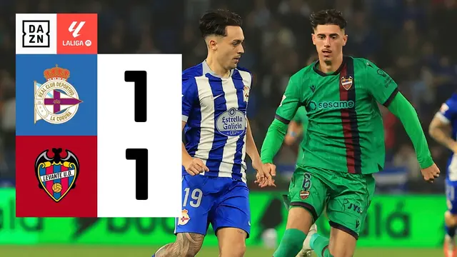 RC Deportivo vs Levante UD (1-1) | Resumen y goles | Highlights LALIGA EA SPORTS