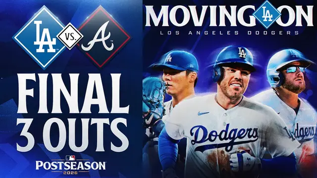 The Dodgers are going to the NLCS for the third straight year! | MLB Highlights (Final 3 Outs)