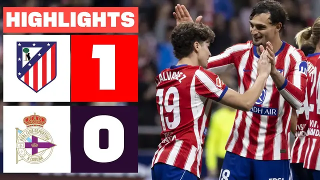 ATLÉTICO DE MADRID 1 - 0 RC DEPORTIVO | RESUMEN LALIGA EA SPORTS