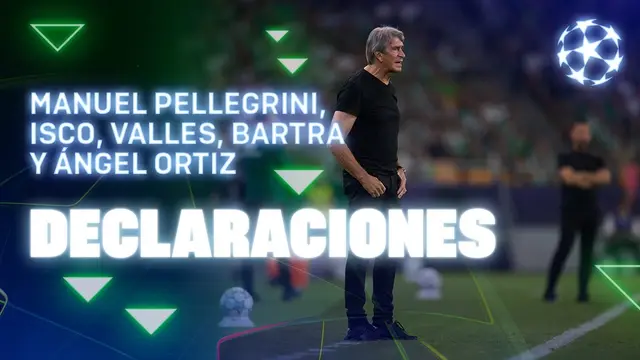 Reacciones de Pellegrini, Isco, Valles, Bartra, y Ángel Ortiz tras el #RealBetisFCPorto 🗣🎙 | BETIS