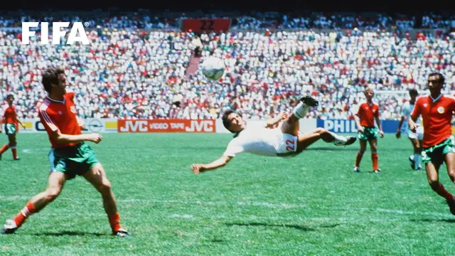 Goals Compilation: Volleys And Half-Volleys ONLY | 1986 World Cup
