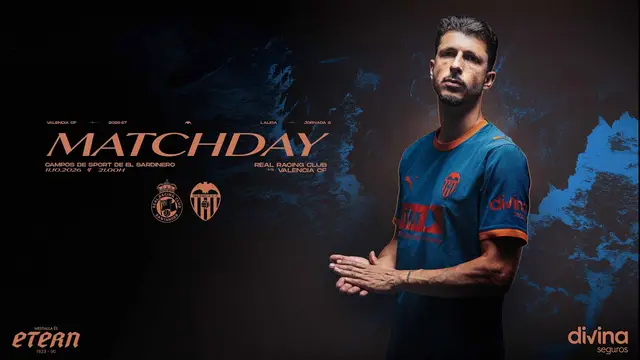REAL RACING CLUB - VALENCIA CF | JORNADA 8 DE LALIGA EA SPORTS 2026 - 2027