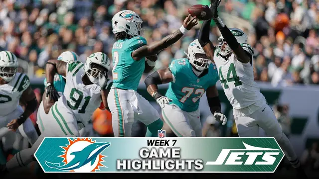 Miami Dolphins vs. New York Jets Game Highlights | 2026 NFL Season Week 7