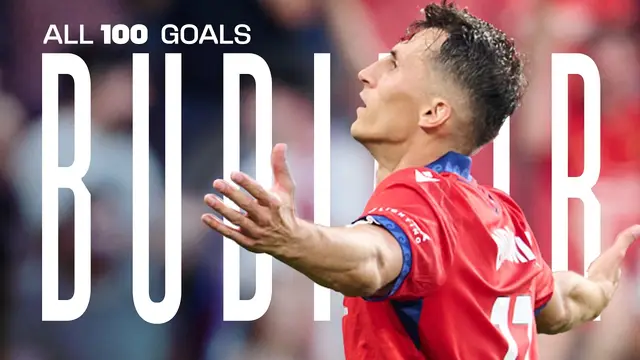 ¡Los 100 GOLES de ANTE BUDIMIR en LALIGA!