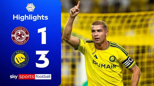 Ronaldo edges closer to 1000 goals! | Al Faisaly 1-3 Al Nassr | Saudi Pro League Highlights