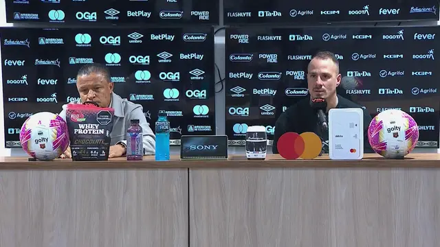 Rueda de prensa de Once Caldas tras su partido con Inter Bogotá