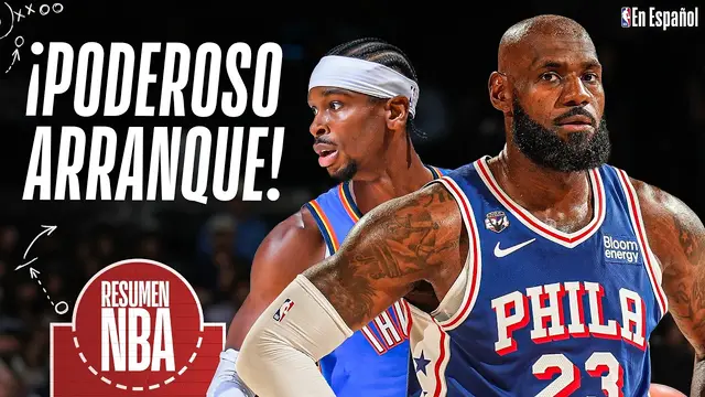 ¡LOS 76ERS vencen a los Knicks y EL THUNDER vence a los Spurs! | Resultados Resumen NBA (20/oct/26)