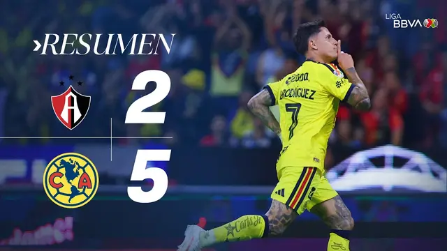ATLAS 2-5 AMÉRICA | Las Águilas siguen volando en otra lluvia de goles en el Jalisco | J13 AP2026