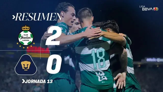 SANTOS 2-0 PUMAS J13 AP26 | ¡Histórico triunfo de los Guerreros, 6 AL HILO!