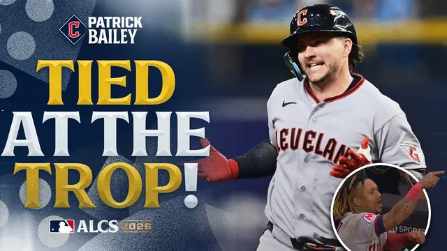 ANOTHER BAILEY BLAST! 😳 Patrick Bailey TIES ALCS Game 1 for the Guardians! | MLB Highlights
