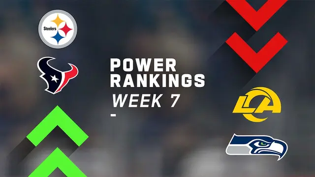 NFL Power Rankings Week 7: Rams Fall 12 Spots, Steelers Up 5