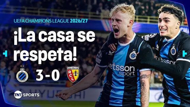 RESUMEN: CLUB BRUGGE 3-0 LENS I FASE DE LIGA I JORNADA 3 I UEFA CHAMPIONS LEAGUE