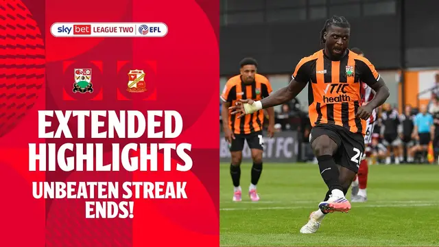 UNBEATEN STREAK ENDS! | Barnet v Swindon Town Extended Highlights