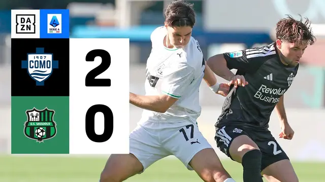Como vs Sassuolo (2-0) | Resumen y goles | Highlights Serie A