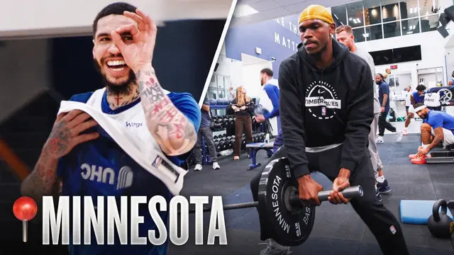A Look Inside Timberwolves Practice With Ant & LaMelo 👀