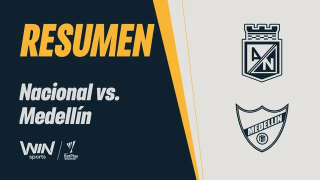 Nacional vs. Medellín (resumen y goles) | Copa BetPlay Dimayor 2026 | Cuartos