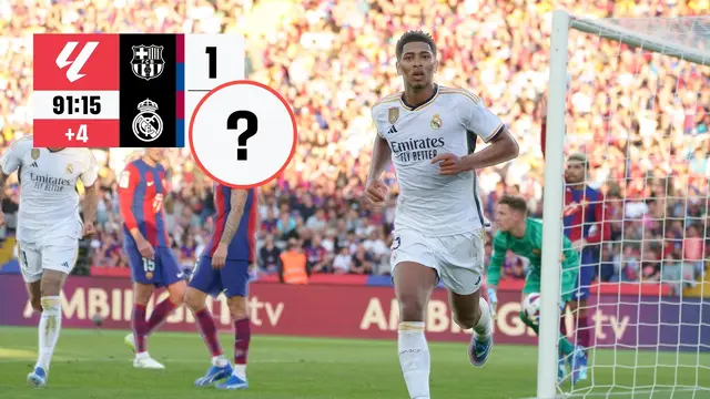 Los 17 MINUTOS FINALES del gol decisivo de BELLINGHAM en ELCLÁSICO ⚪ | LALIGA EA SPORTS