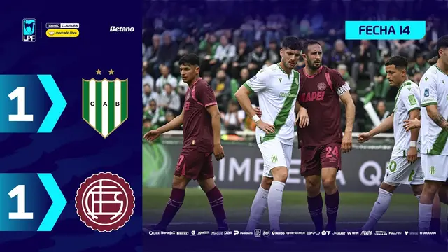 BANFIELD 1 - 1 LANÚS | Resumen del partido | #TorneoMercadoLibre Clausura 2026 🏆