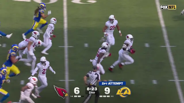 Wild Two-Point Conversion try after Rams' score
