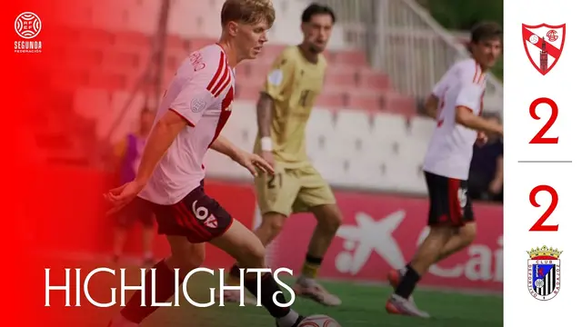 Sevilla Atlético - CD Badajoz (2-2) Segunda Federación | Resumen