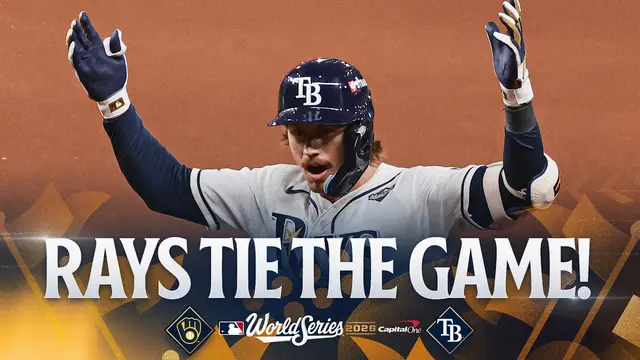 12th INNING STUNNER?! 😅 Rays tie 2026 World Series Game 4 vs. the Brewers! | MLB Highlights