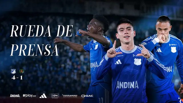 Rueda de prensa: Millonarios FC vs Once Caldas.🔵🎙