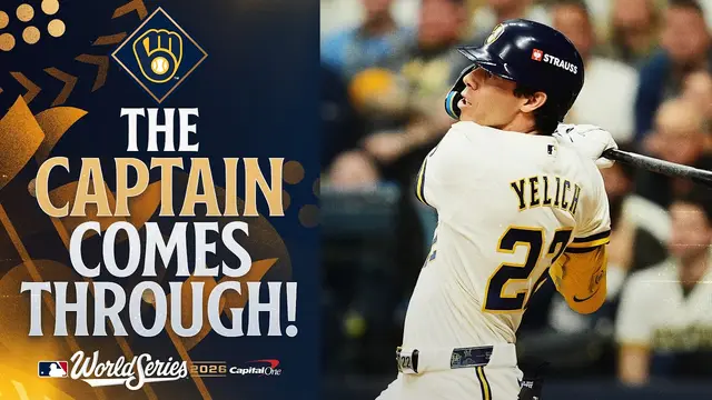 FIRST RUN: Christian Yelich and the Brewers strike first in the 2026 World Series! 🫡| MLB Highlights