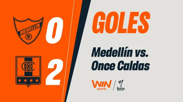 Medellín vs. Once Caldas (goles) | Liga BetPlay Dimayor 2026-2 | Fecha 15