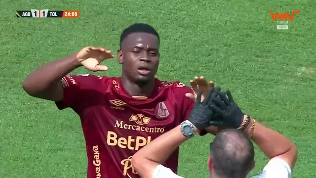 ¡TOLIMA EMPATA EL PARTIDO! Adrián Parra marcó el gol del empate del 'Pijao' ante Águilas Doradas